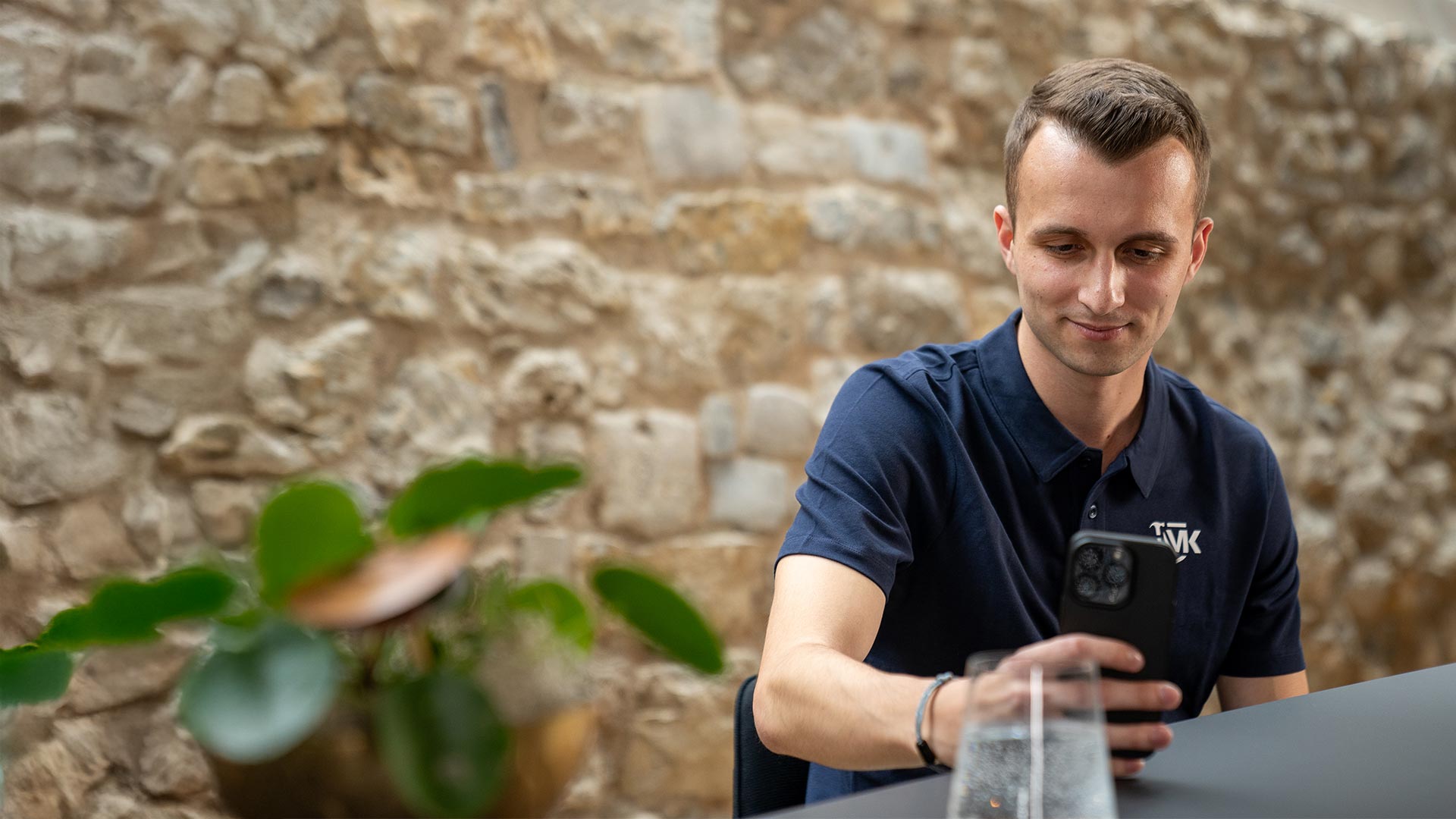 Marco Klenk beim Download des Handwerk 2.0 Reports